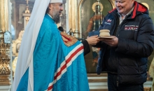 Великое освящение нового престола в северном приделе