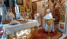 В Преображенском соборе г. Кимры торжественно отметили престольный праздник