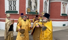 В Преображенском соборе почтили память трёх Святителей.