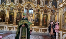 Божественная литургия, в которой приняли участие воспитанники воскресных школ Кимрского благочиния.
