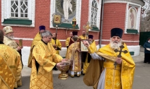 В Преображенском соборе почтили память трёх Святителей.