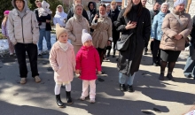 Божественная литургия, в которой приняли участие воспитанники воскресных школ Кимрского благочиния.