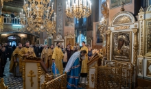 Великое освящение нового престола в северном приделе