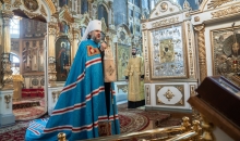 Великое освящение нового престола в северном приделе