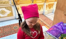 Божественная литургия, в которой приняли участие воспитанники воскресных школ Кимрского благочиния.