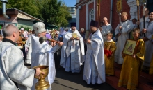 В Преображенском соборе г. Кимры торжественно отметили престольный праздник