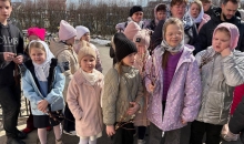 Божественная литургия, в которой приняли участие воспитанники воскресных школ Кимрского благочиния.