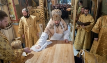 Великое освящение нового престола в северном приделе