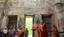 3 августа в церкви в честь Преображения Господня с. Лосево Кимрского района впервые за 90 лет была отслужена Божественная литургия.