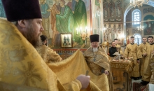 Великое освящение нового престола в северном приделе