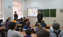 Святочная встреча с педагогами и учениками.